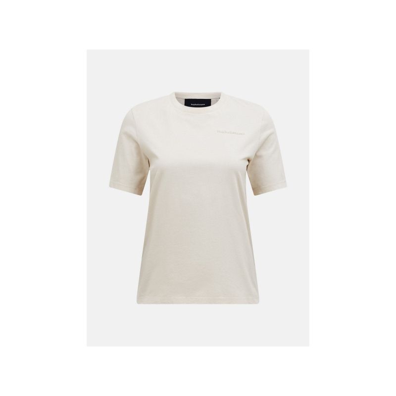 PEAK PERFORMANCE W Original Small Logo Tee, beige