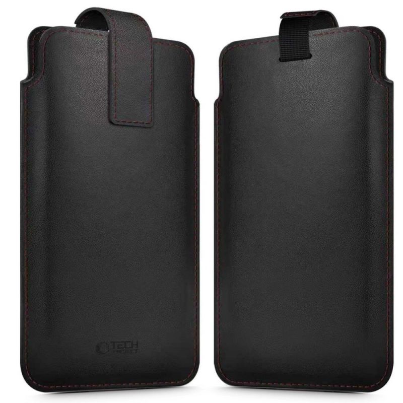 Tech-Protect SM65 case for 6.0-6.9" smartphones - black and red