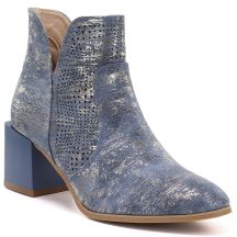 M. Daszyński Stivali openwork ankle with block heel, M.Daszyński