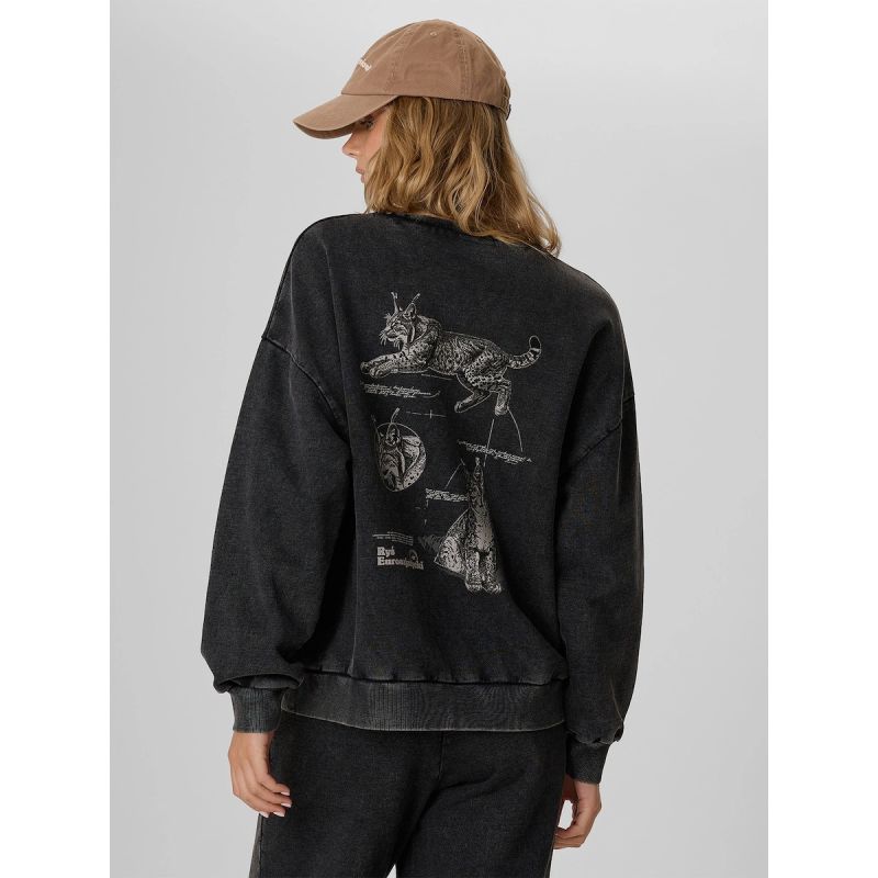 4f Felpa loose with print