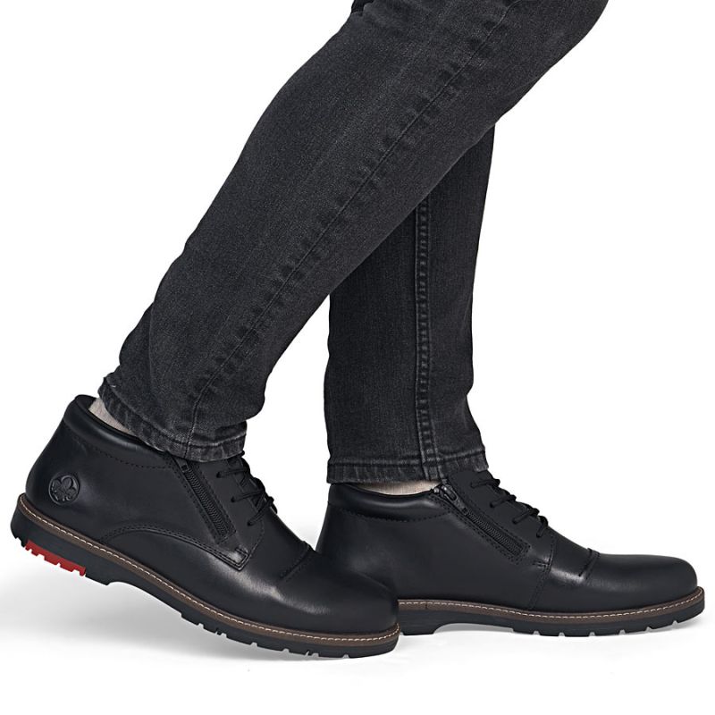Rieker Stivali comfortable leather ankle, insulated, Rieker