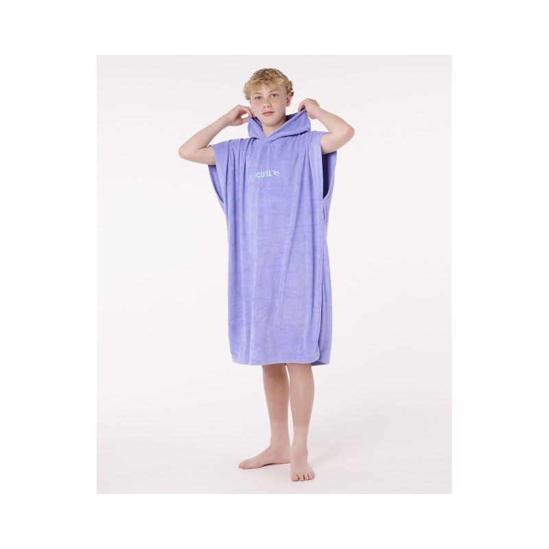 RIP CURL Brand Hooded Towel - Boy’s blue poncho