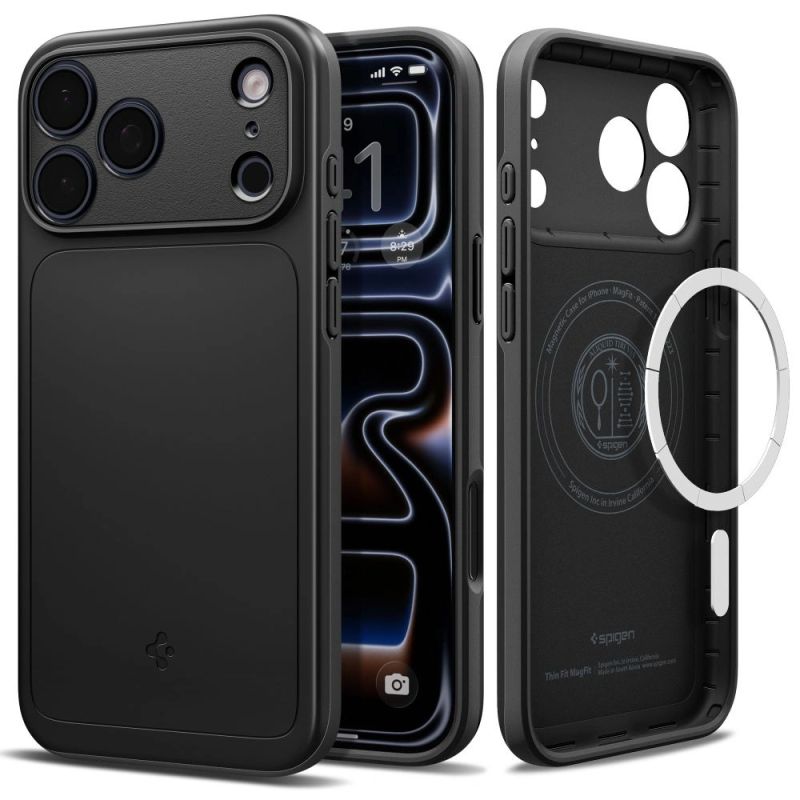 Spigen Thin Fit MagSafe Case for iPhone 18 Pro / 17 Pro - Black