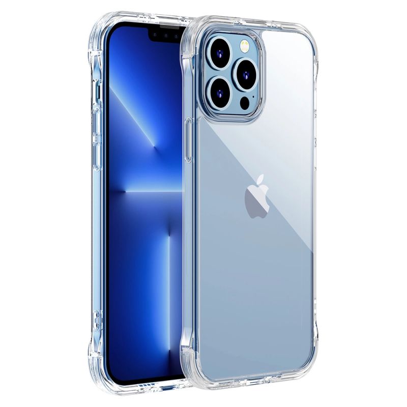 Joyroom Defender Series Case for iPhone 13 Pro Max Armored Case with Hooks and Stand Transparent (JR-BP956)