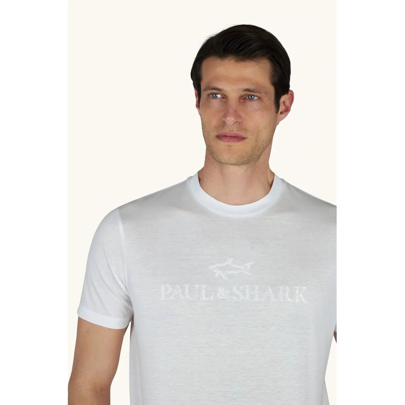 Paul&Shark Maglietta made of cotton and lyocell, classic comfort