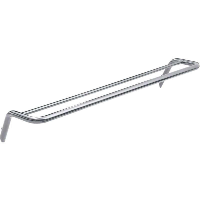 Double towel rack - wall-mounted