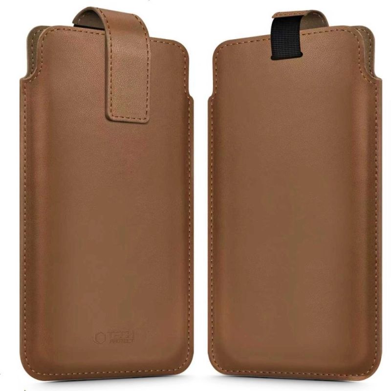 Tech-Protect SM65 case for 6.0-6.9" smartphones - brown