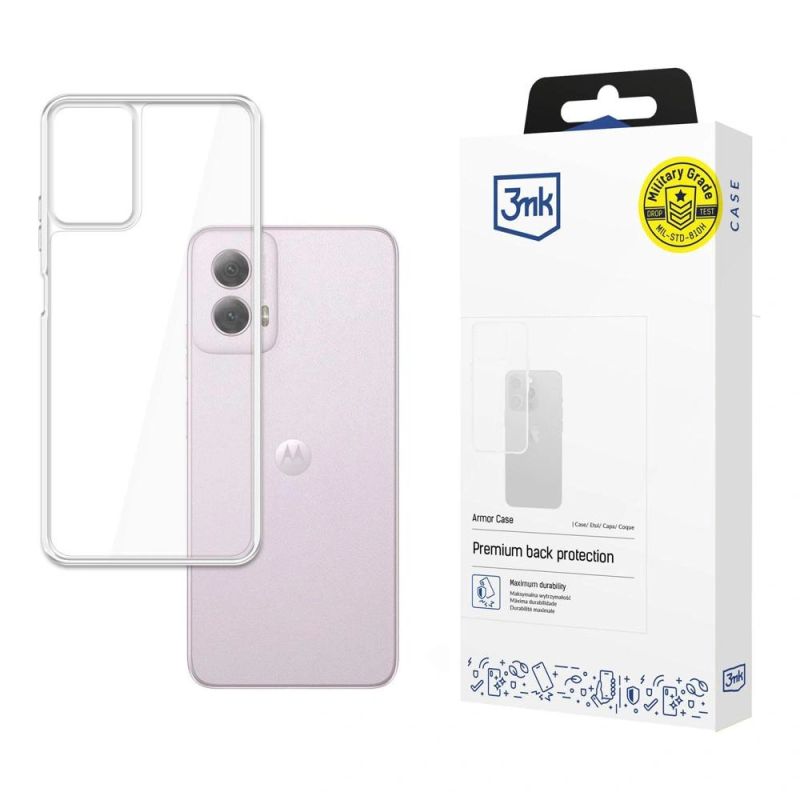 3mk Armor Case for Motorola Moto G 5G 2024 - Transparent