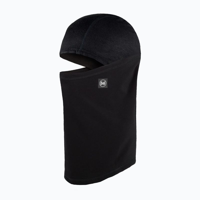 BUFF TECH FLEECE HINGED BALACLAVA SOLID BLACK balaclava