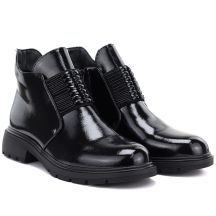 M. Daszyński Stivali patent leather ankle, M.Daszyński