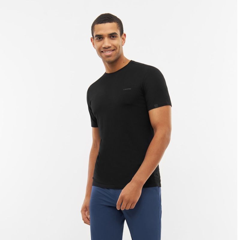 VIKING Harvi Man Bamboo men's t-shirt black M