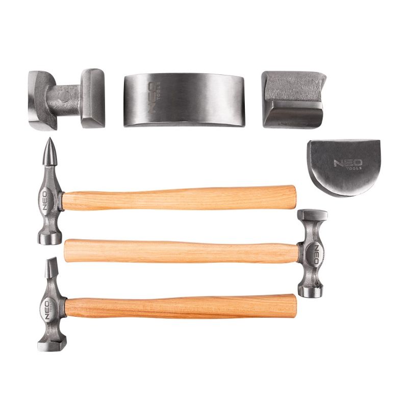 NEO Bodywork Hammer Set, 7-Piece