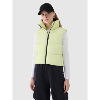 4f Gilet Cropped down with synthetic filling for