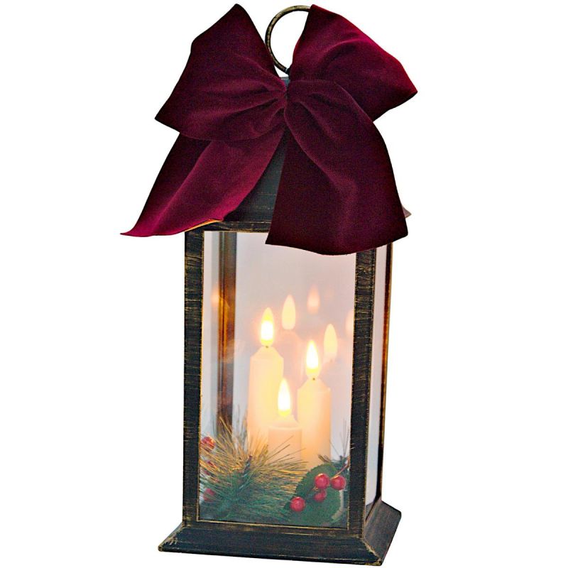 LANTERN ADVENT LANTERN LED 30CM 3 CANDLES