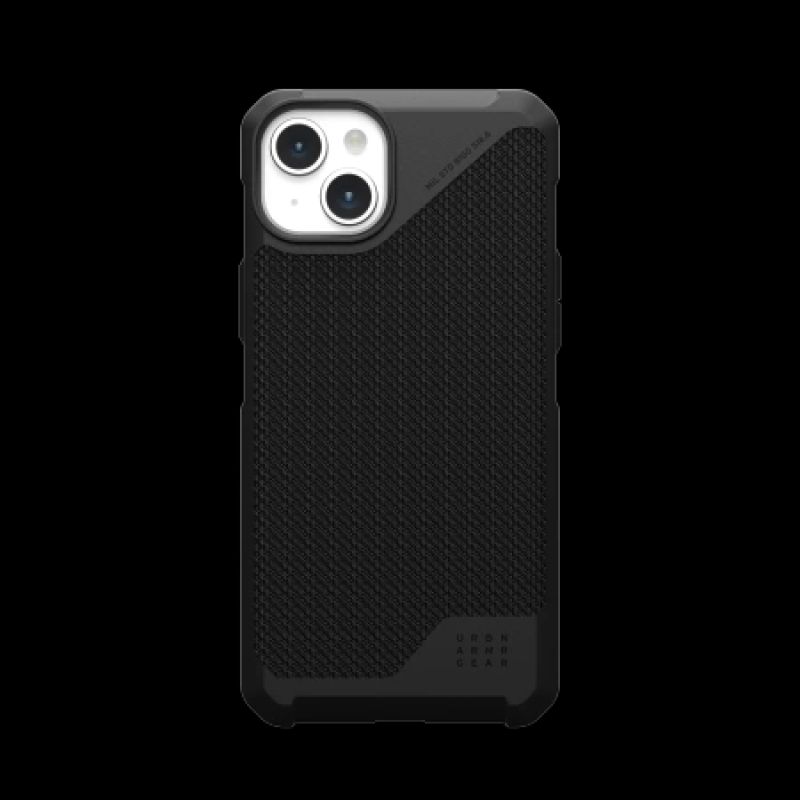 UAG Metropolis LT MagSafe Case for iPhone 15 Plus - Black Kevlar