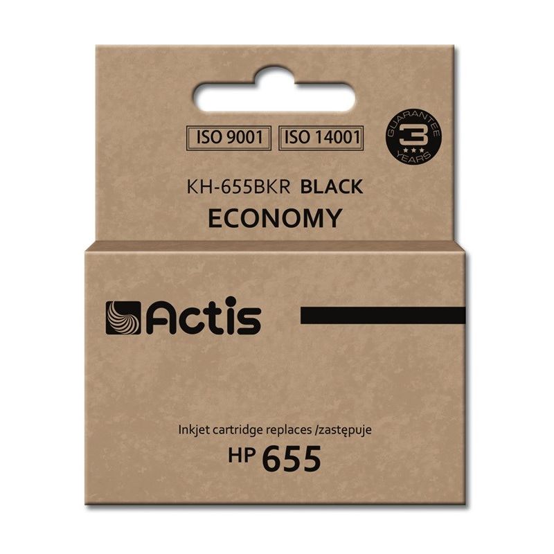 Actis KH-655BKR Ink (replaces HP 655 CZ109AE; Standard; 20 ml; black)