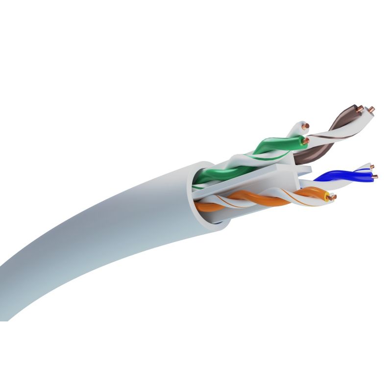 Extralink CAT6 UTP (U/UTP) V2 Indoor Twisted Pair Network Cable 100M