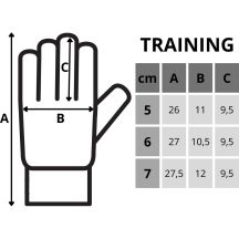 Enero Guanti training goalkeeper size