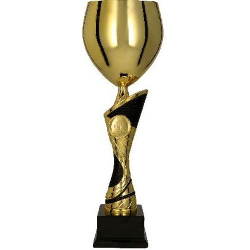 EMIRA BK gold and black metal cup