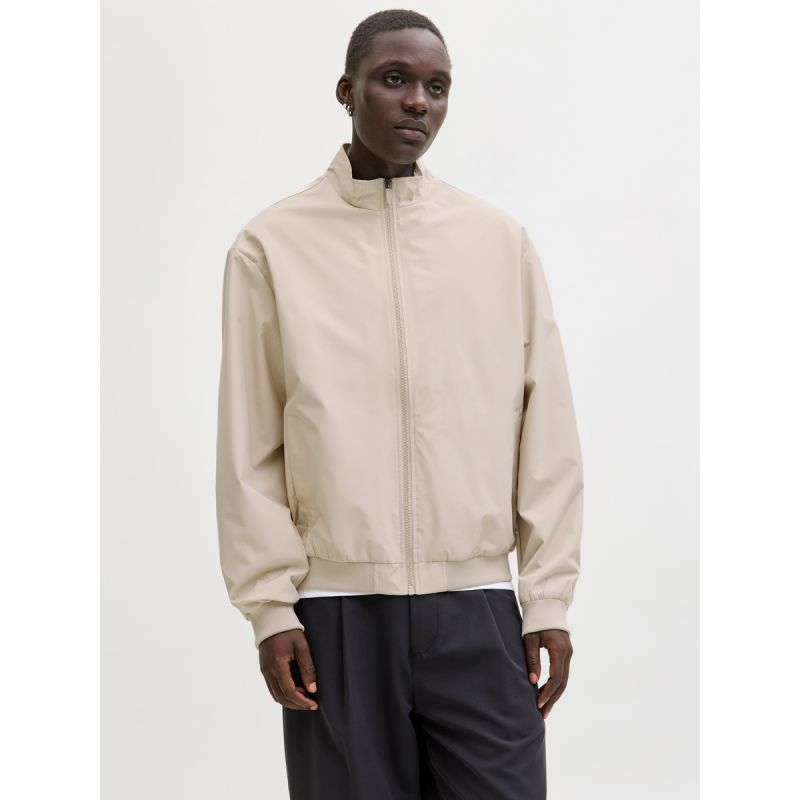 Jack&Jones men's bomber jacket JJECHARGE STAND COLLAR BOMBER NOOS 12288895 MOONBEAM