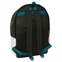 Real Madryt Zaino Real Madrid sports with USB and laptop compartment double backpack