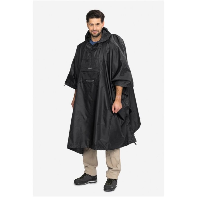VIKING Vesper Backpack Rain Poncho, Black