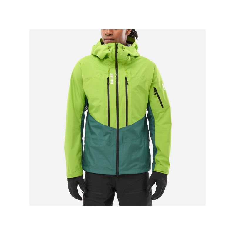 MILLET M MHITE 3L JKT men's ski jacket green