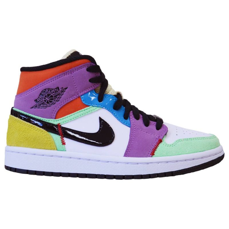 Air Jordan 1 Mid SE Multi-Color shoes - CW1140-100