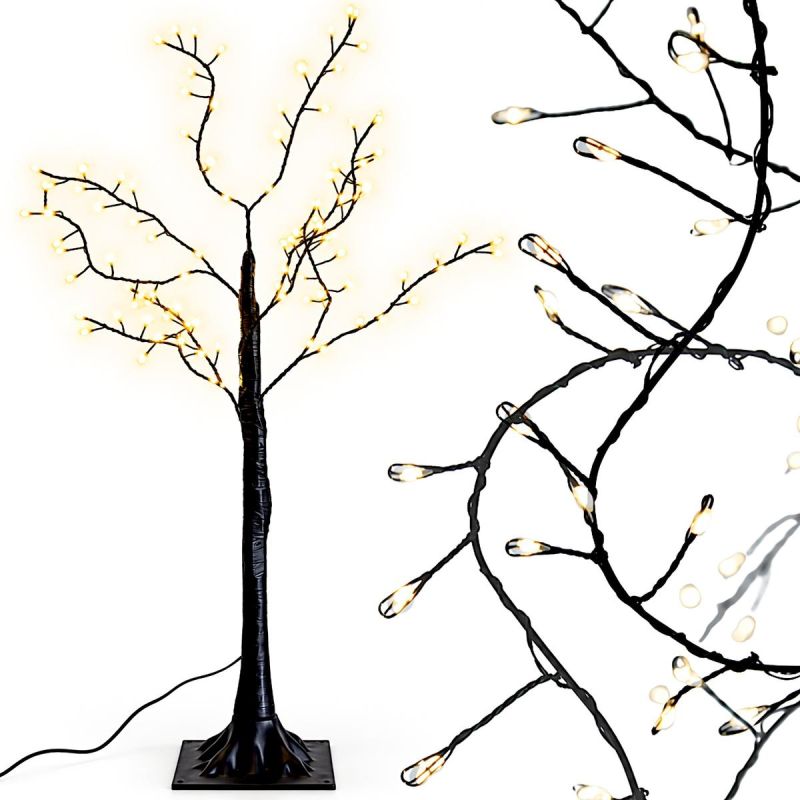 DECORATIVE TREE 240 LED 180 CM BLACK LUCA