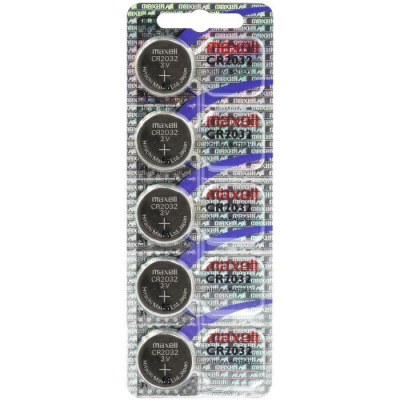 CR2032 MAXELL battery in a pack of 5 pcs. price per blister