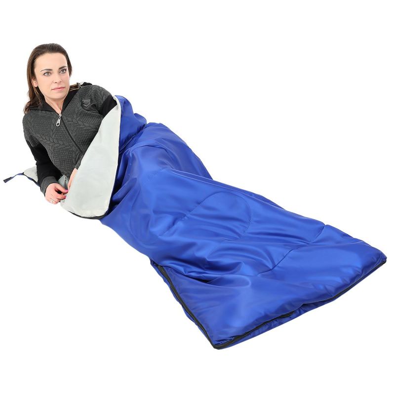 REST TOURIST SLEEPING BAG 170X70CM BLUE ENERO CAMP