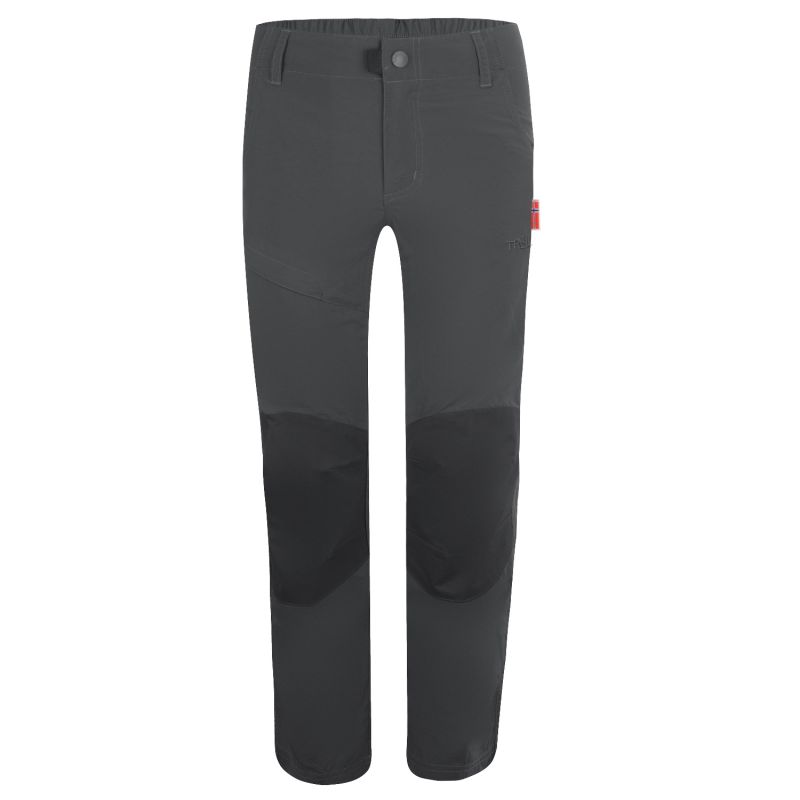 Kids’ trekking trousers for boys/girls Trollkids Kids Hammerfest Pants PRO dark grey (856-602)