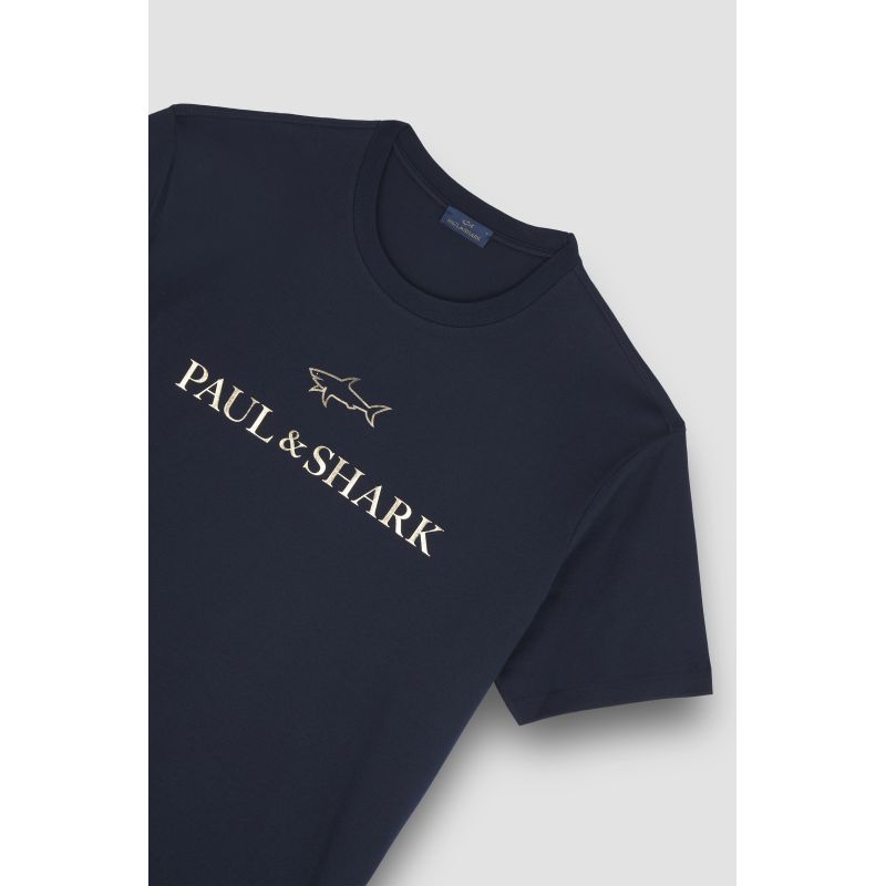 Paul&Shark Maglietta Cotton and Classic Cut, Logo