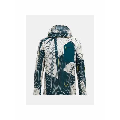 Peak Performance Felpa Freelight Aop Polartec Alpha Hood, multicolor
