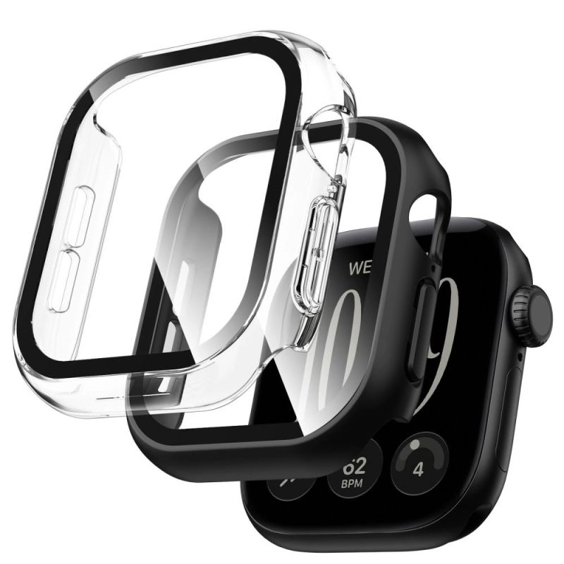 Tech-Protect Defense Black & Clear 2-Pack Cases for Apple Watch 42 mm