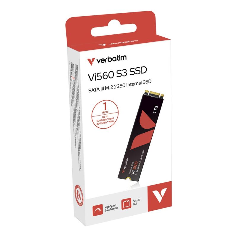 Verbatim Vi560 S3 M.2 1TB SATA III 3D NAND SSD