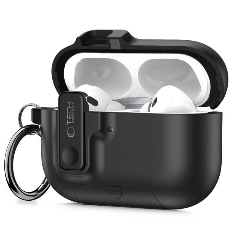Tech-Protect Slim Hook Case for AirPods Pro 3 - Black