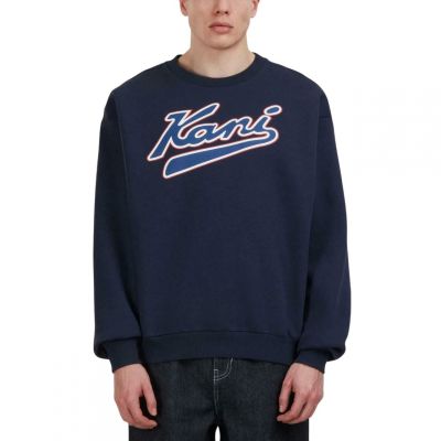 Karl Kani Felpa Varsity Print Crewneck