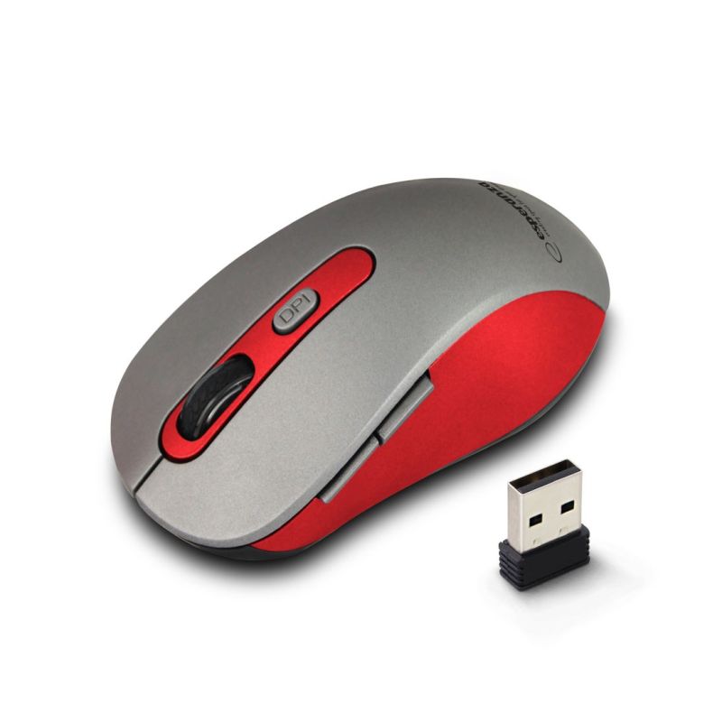 ESPERANZA WIRELESS MOUSE 2.4GHZ ADARA RED EM131R