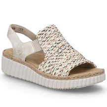 Rieker Sandali woven platform Rieker