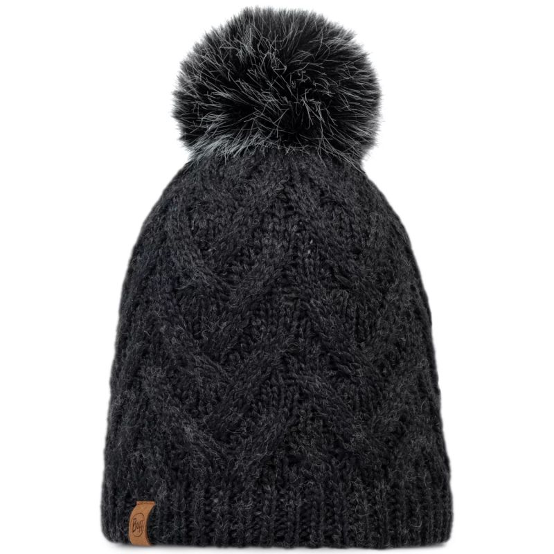 Buff Knitted Fleece Caryn Beanie 13674390110 Black One Size