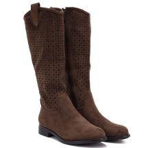 S.Barski Stivali openwork suede S.Barski
