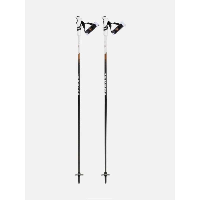 Rossignol ELECTRA PREM CARB CLIP BK GOLD ski poles