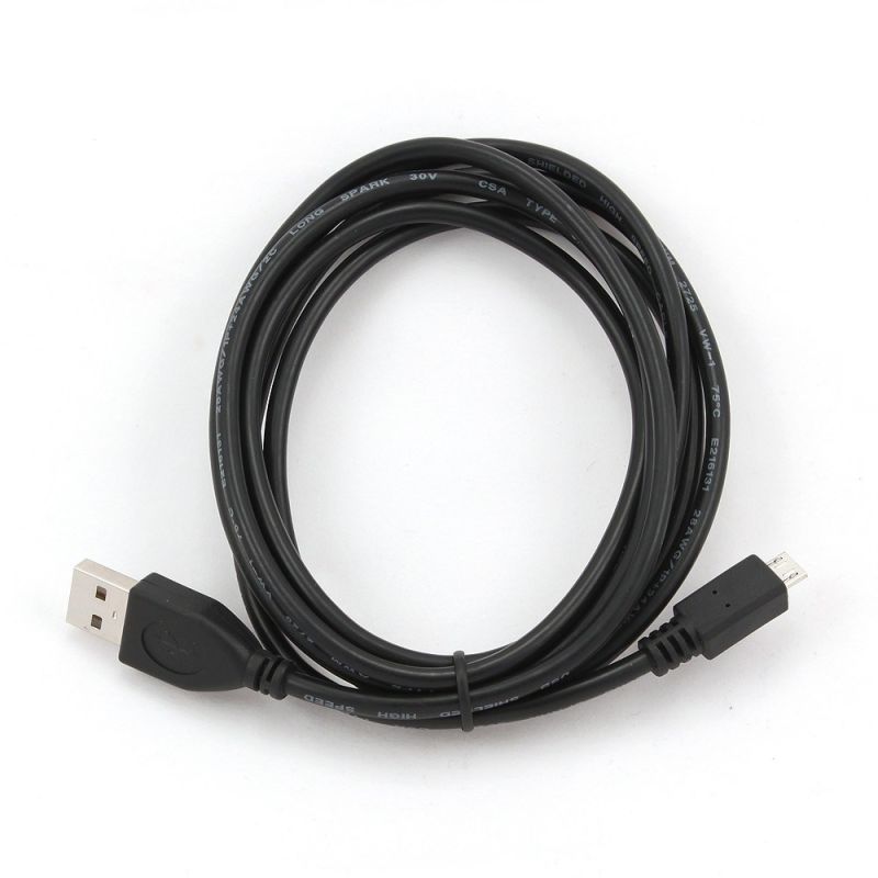 GEMBIRD CCP-MUSB2-AMBM-1M Cable (Micro USB M - USB M; 1m; black)