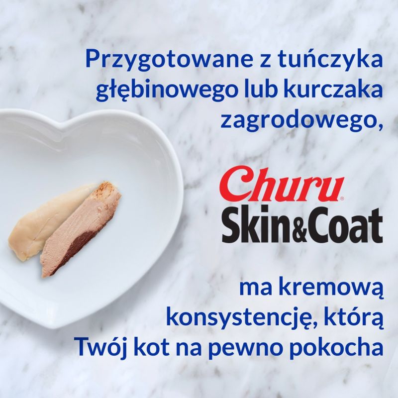 Inaba Cappotto Churu Skin& Chicken cat treat