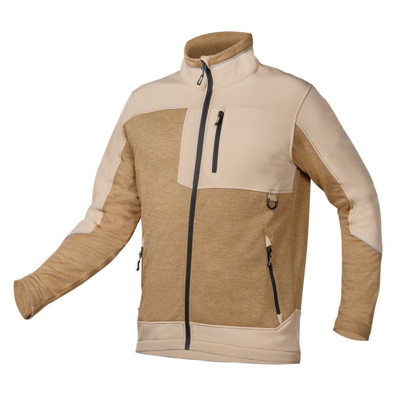 OUTDOOR softshell sweatshirt, beige, size S