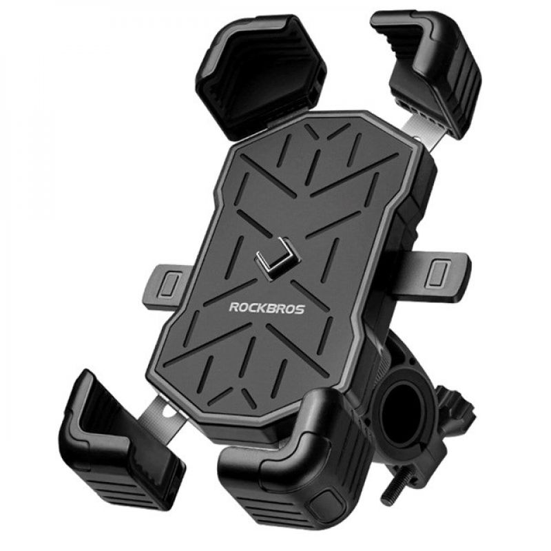 Rockbros 25210030001 Bicycle Phone Holder for Handlebars – Black