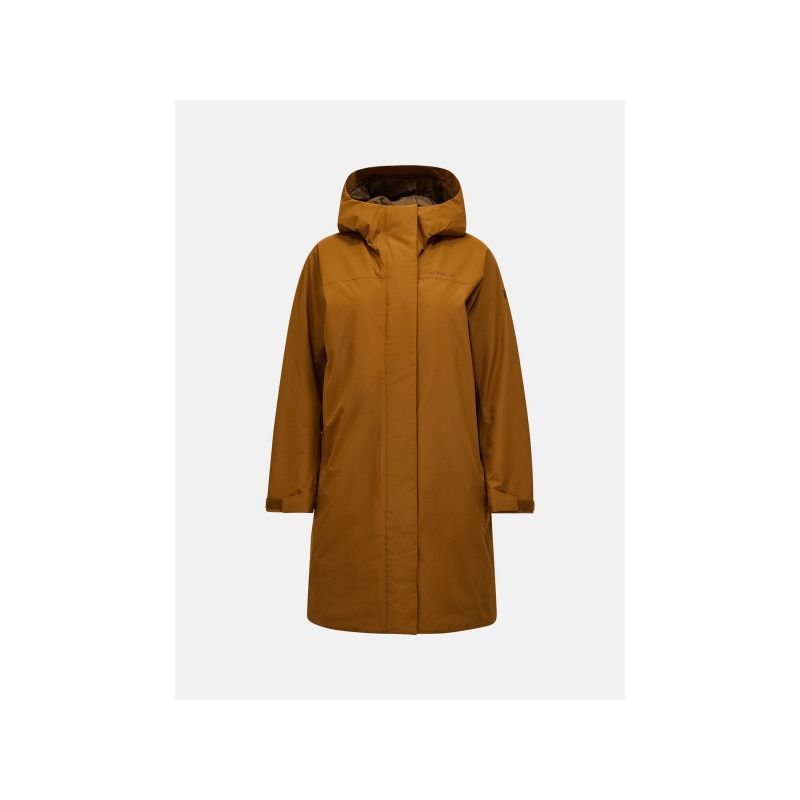 PEAK PERFORMANCE W Treeline Insulated Parka Brown