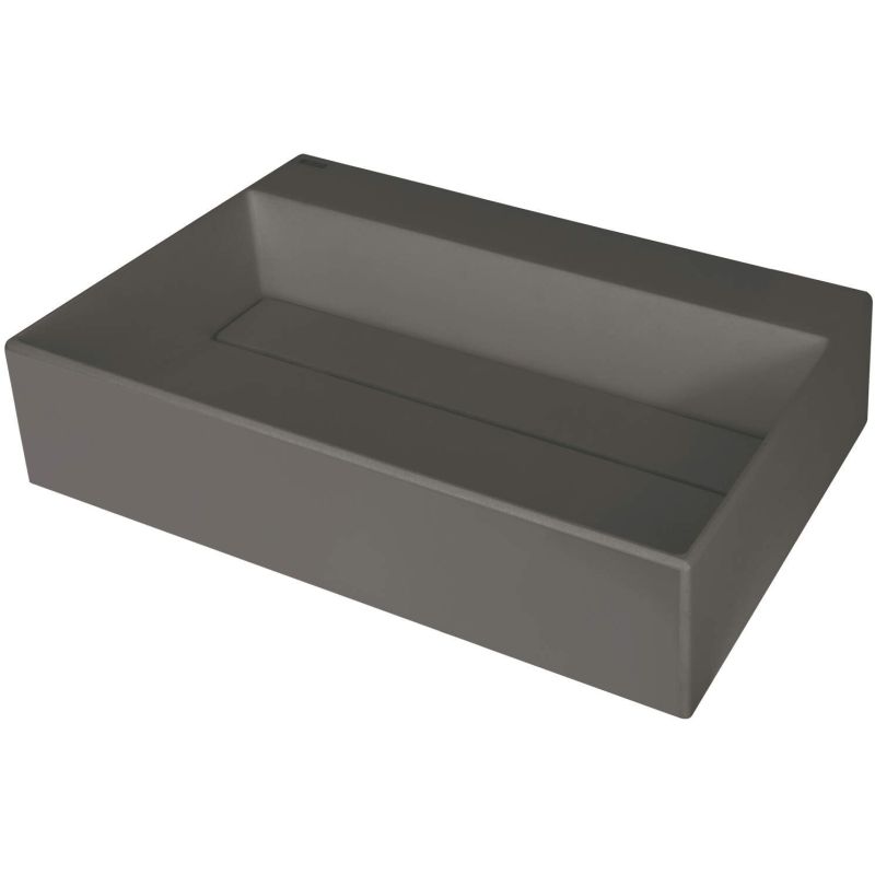 Granite countertop washbasin with space for a tap - with a cover