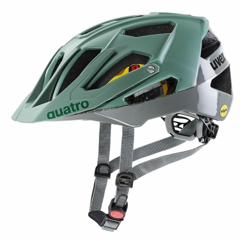 Uvex Quatro CC Mips MTB Helmet - Moss Rhino Size: 52_57_cm